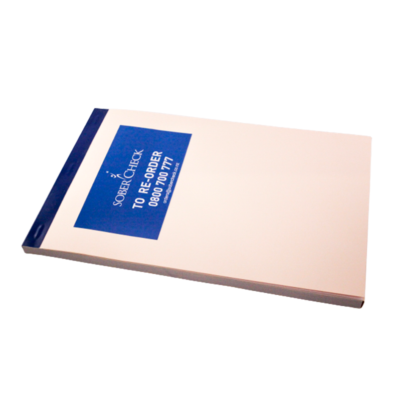 Combined Drug Test Collection Book, 50 tests/150 pages, photo 2 of 2