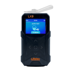 LX9 breathalyser with Bluetooth printer